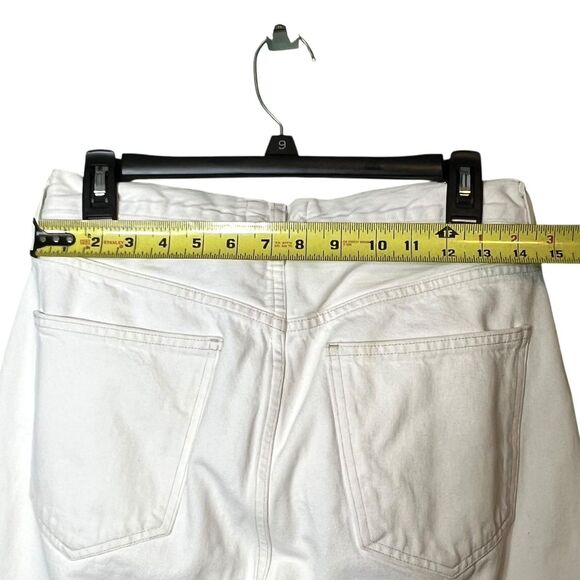 Agolde Jeans Womens Size 27 White Straight Organic Cotton Criss Cross Button Fly - Picture 9 of 15